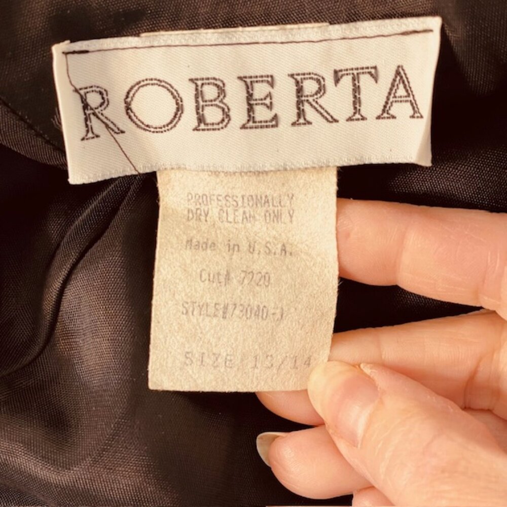 Roberta Vintage 90's Whimsigoth Forest Fairy Crushed Velvet Formal Mini Medium - Picture 9 of 12